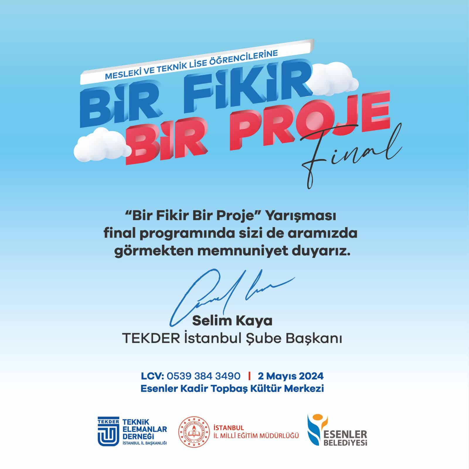 Bir Fikir Bir Proje Final Programı