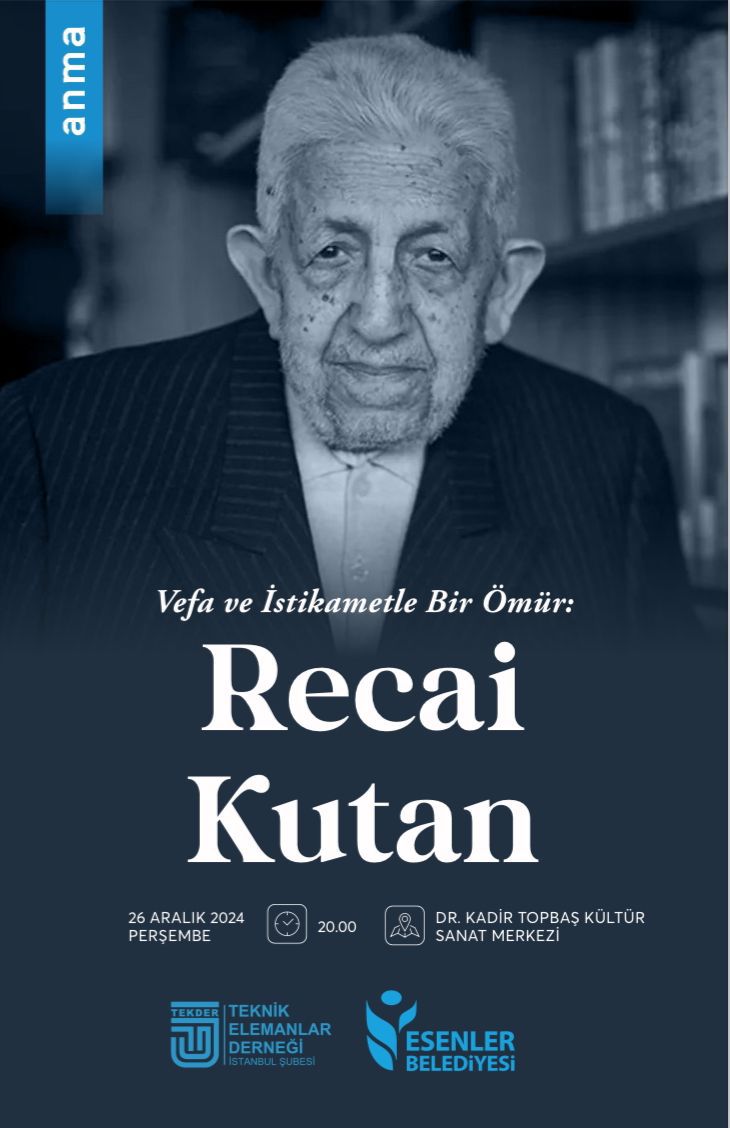 Recai Kutan Afiş