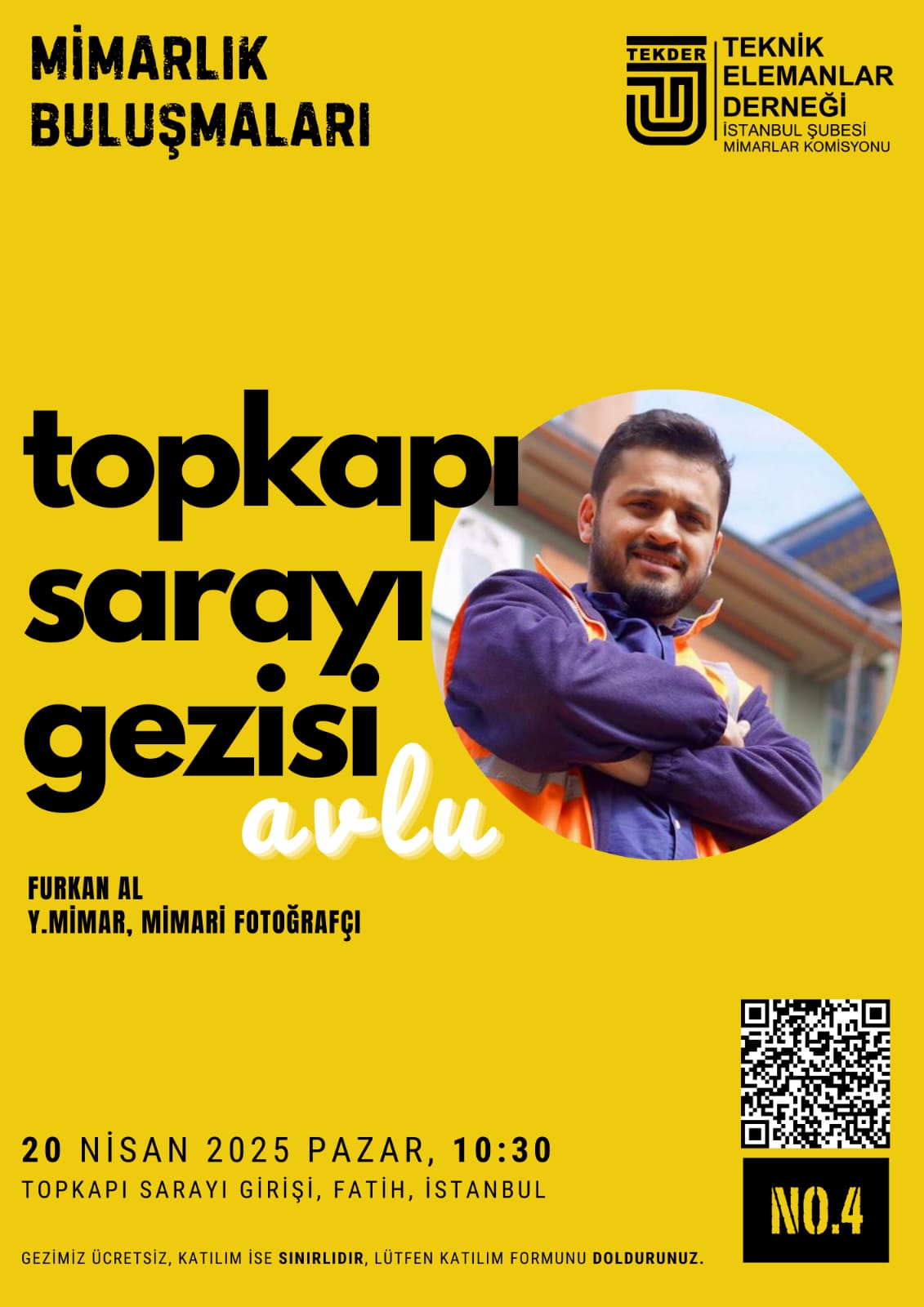 Mimarlık Buluşmaları NO.4: Topkapı Sarayı Gezisi
